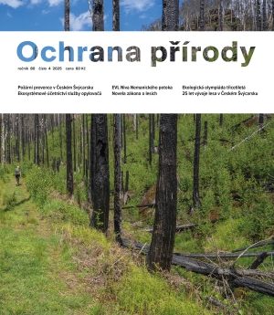 Obálka časopisu Ochrana přírody.