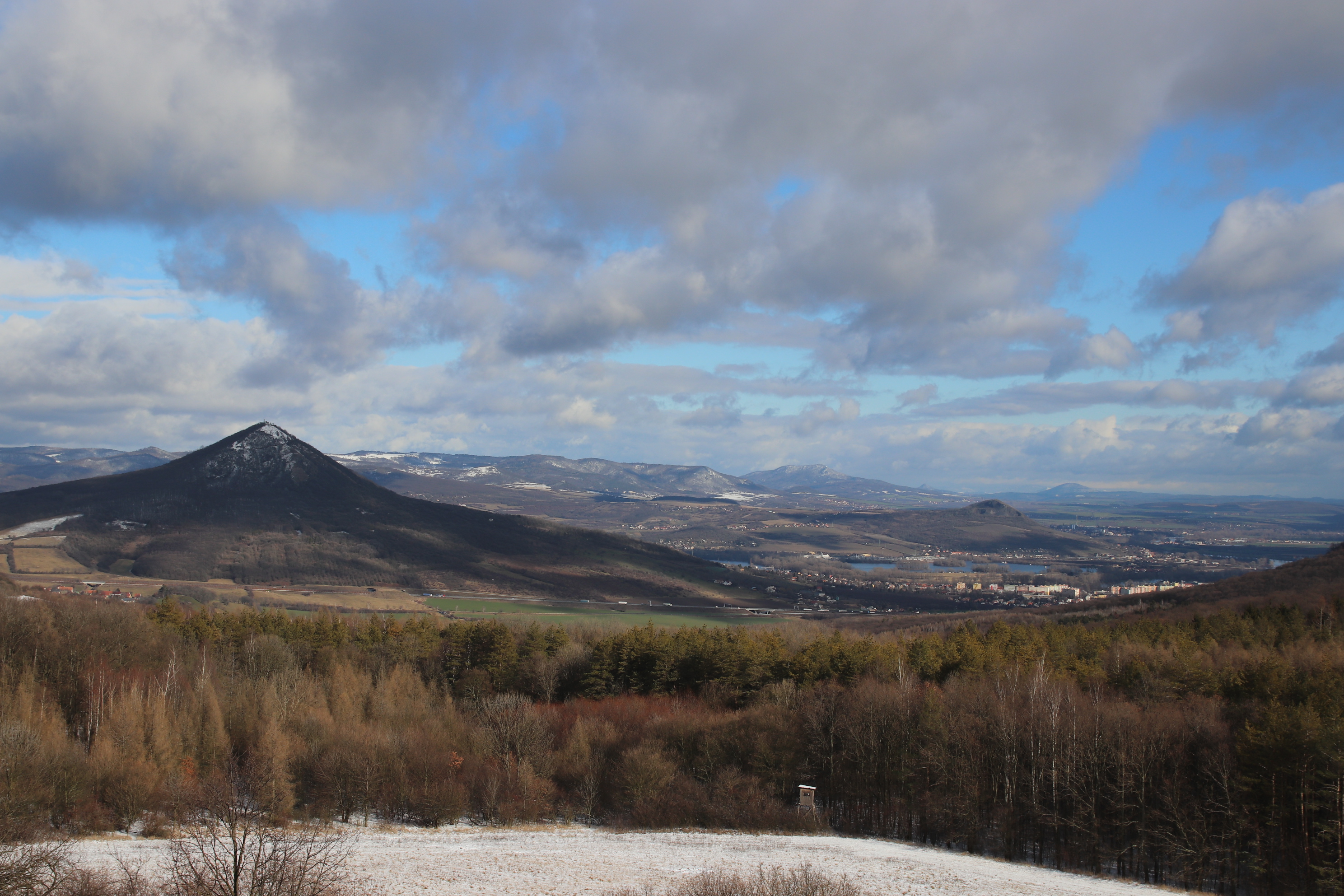 Krajina Českého středohoří.