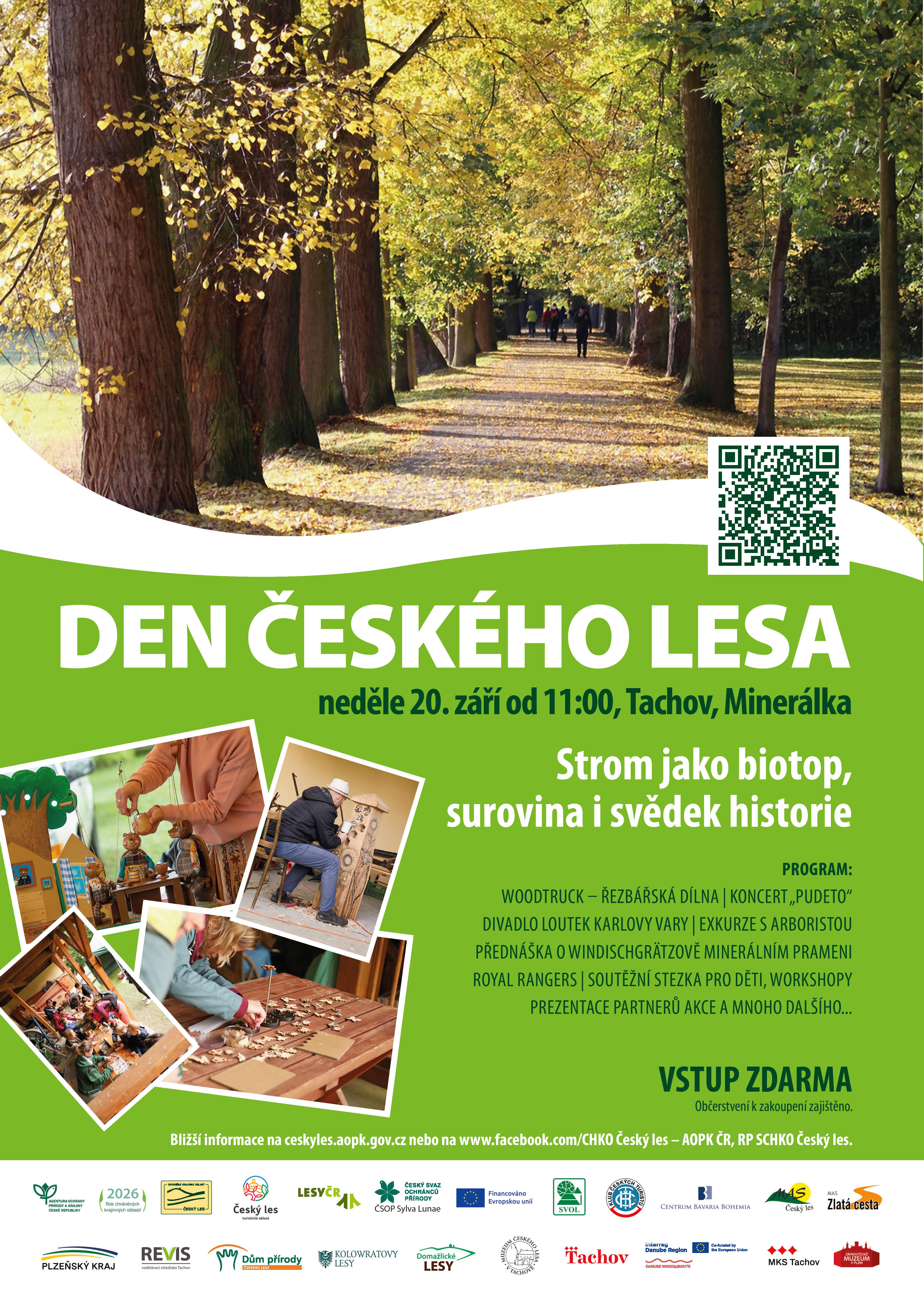 Plakát Den Českého lesa.